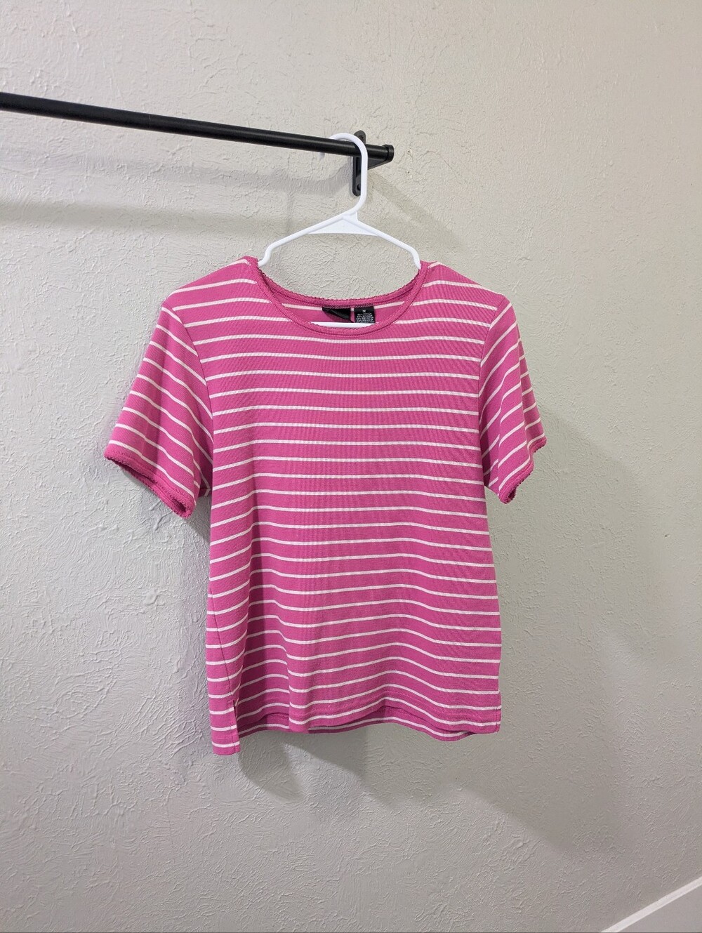 Erika Pink Striped T-Shirt